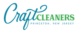 Craft Cleaners logo featuring elegant typography, emphasizing bridal dress cleaning and preservation services in Princeton, New Jersey.